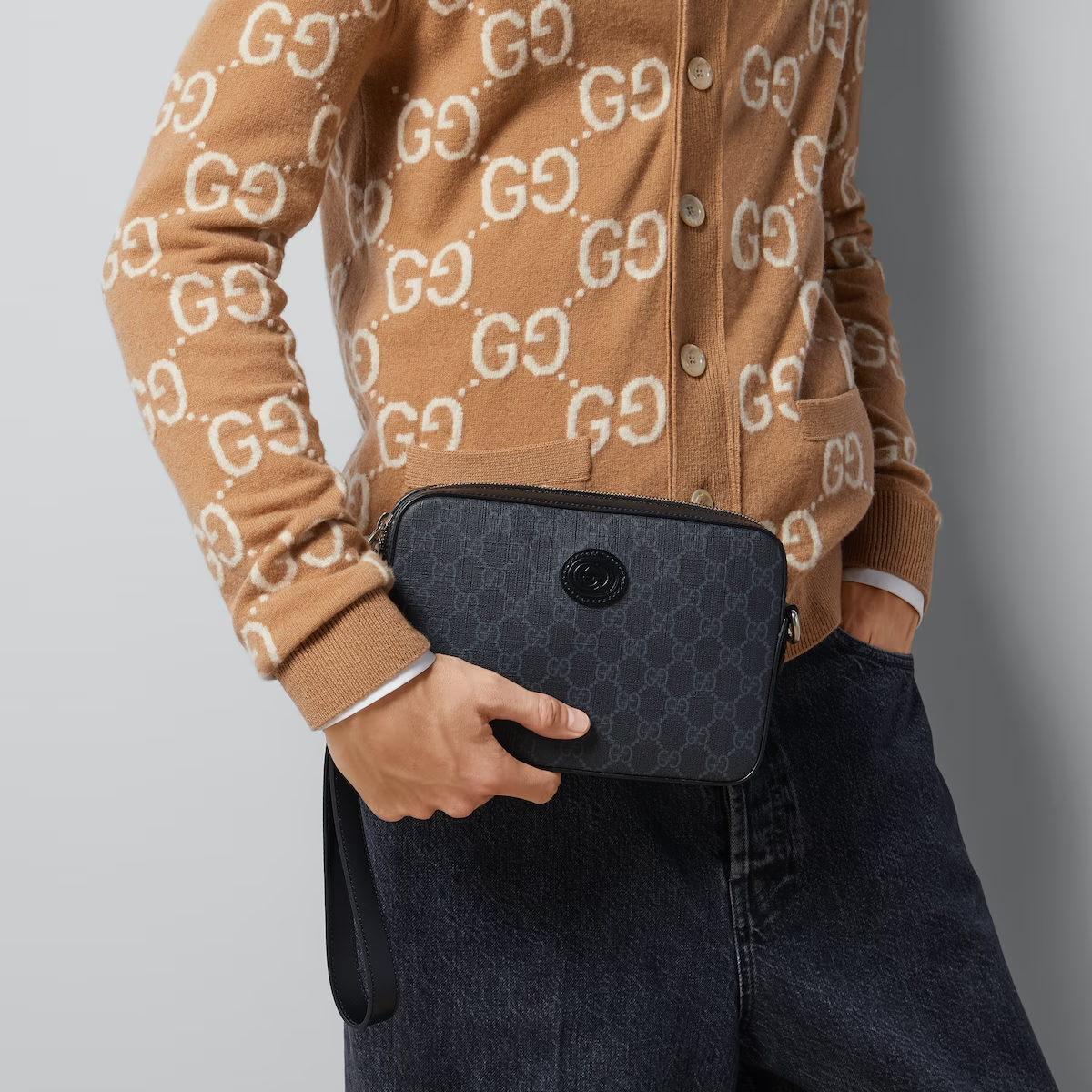 CROSSBODY BAG WITH INTERLOCKING G